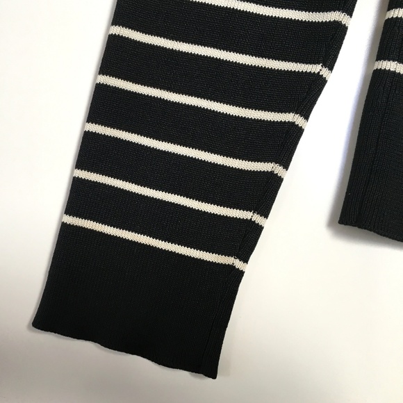 Ralph Lauren Silk cardigan black & white stripes - Picture 4 of 7